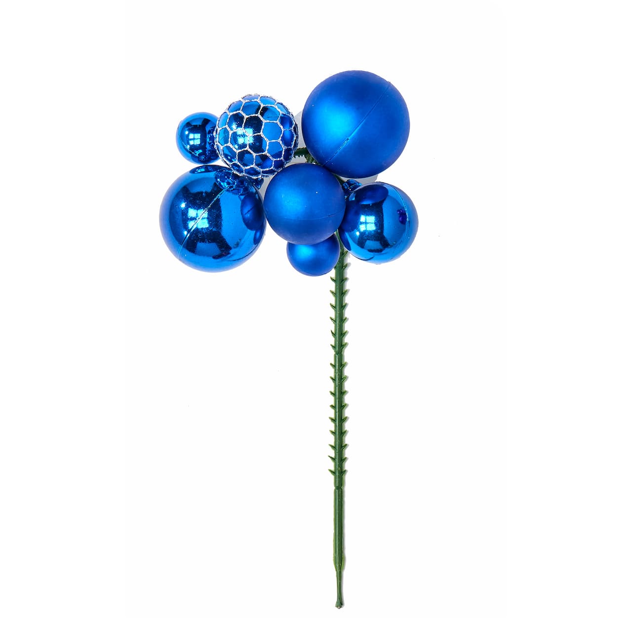 6" Christmas Weatherproof Ball Pick with Bristles, 12ct.
